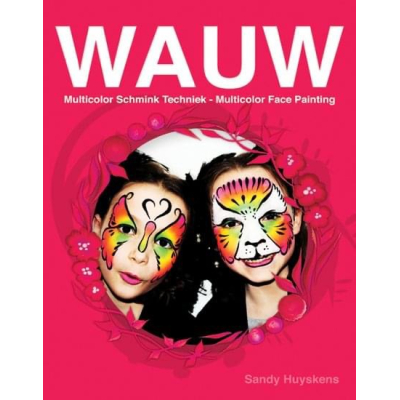 Schminkboek WAUW | Joli | Kinderen leren schminken | One Stroke face painting