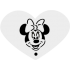 Schminkstencil mini - Mini mouse